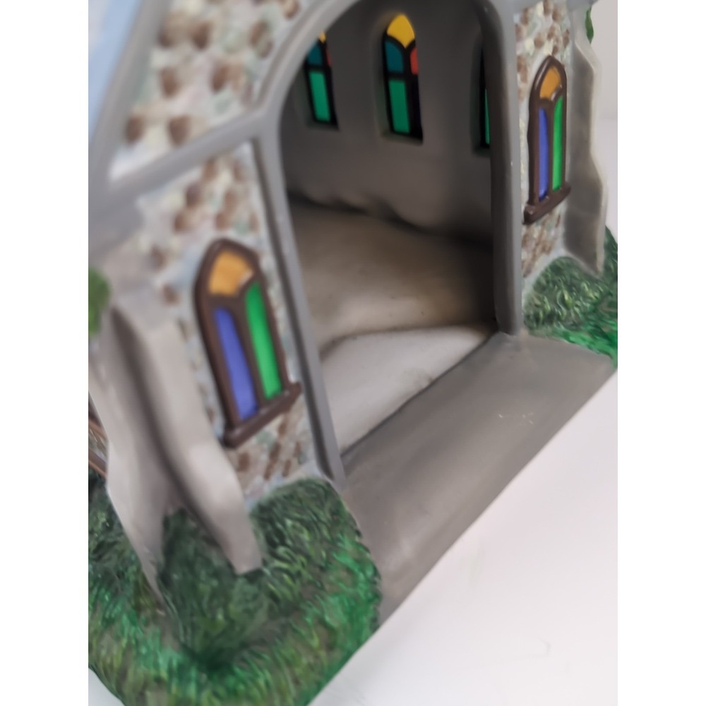 Partylite Olde World Village #2 Church P7321 Christmas Tealight Candle Holder - Picture 13 of 14